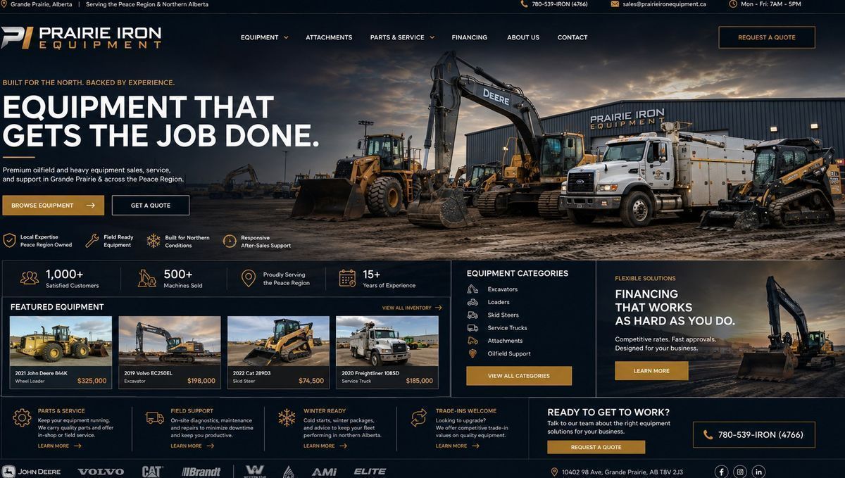 Oilfield equipment sales website